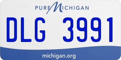 MI license plate DLG3991