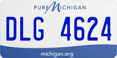 MI license plate DLG4624
