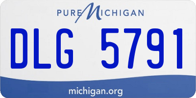 MI license plate DLG5791