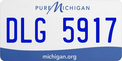 MI license plate DLG5917