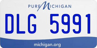 MI license plate DLG5991