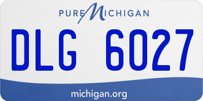 MI license plate DLG6027
