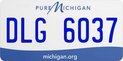 MI license plate DLG6037