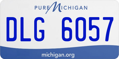 MI license plate DLG6057