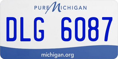 MI license plate DLG6087