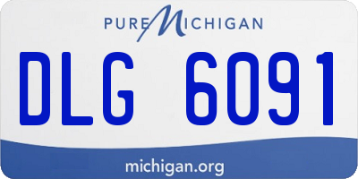 MI license plate DLG6091