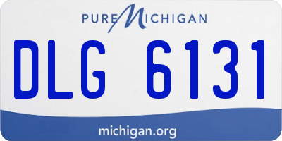 MI license plate DLG6131