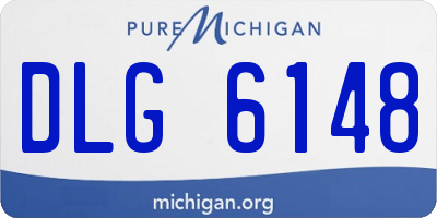 MI license plate DLG6148