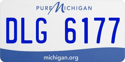 MI license plate DLG6177