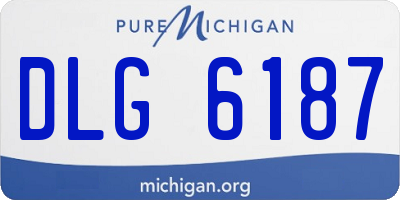 MI license plate DLG6187