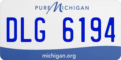 MI license plate DLG6194