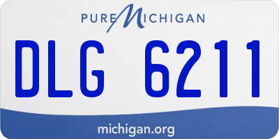 MI license plate DLG6211