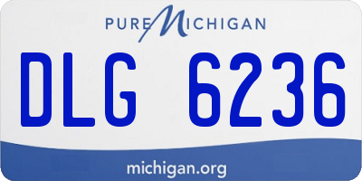 MI license plate DLG6236