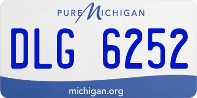 MI license plate DLG6252