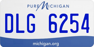 MI license plate DLG6254