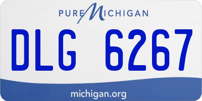 MI license plate DLG6267