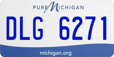 MI license plate DLG6271