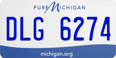 MI license plate DLG6274