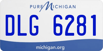 MI license plate DLG6281