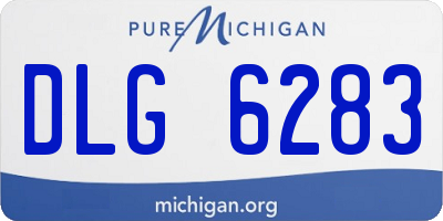 MI license plate DLG6283