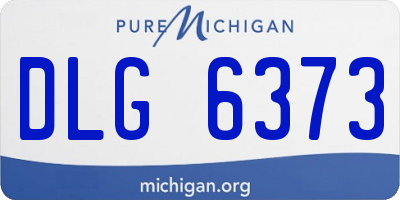 MI license plate DLG6373