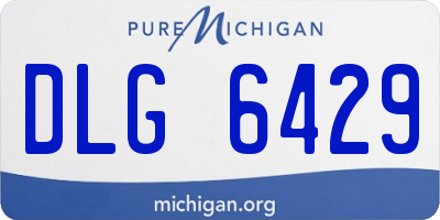 MI license plate DLG6429