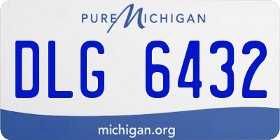 MI license plate DLG6432