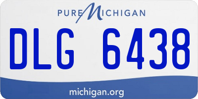 MI license plate DLG6438