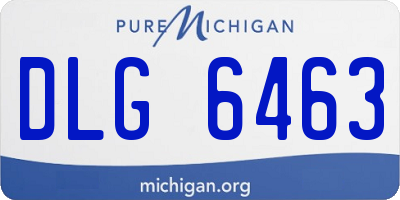 MI license plate DLG6463