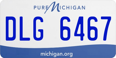 MI license plate DLG6467
