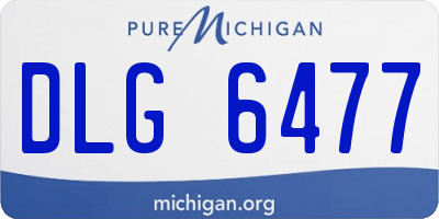 MI license plate DLG6477