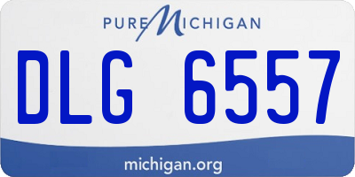 MI license plate DLG6557
