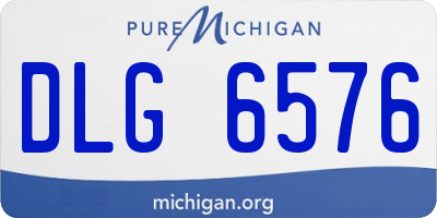 MI license plate DLG6576