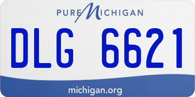 MI license plate DLG6621