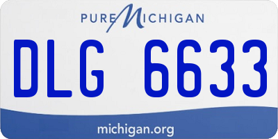 MI license plate DLG6633