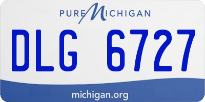 MI license plate DLG6727