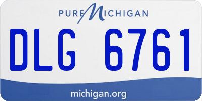 MI license plate DLG6761