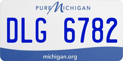 MI license plate DLG6782