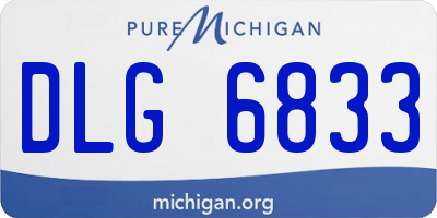 MI license plate DLG6833