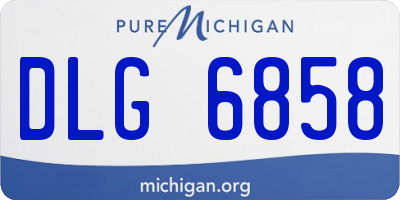 MI license plate DLG6858