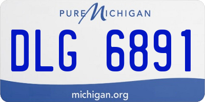 MI license plate DLG6891