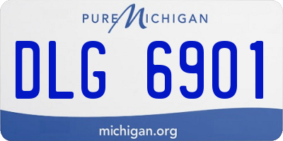 MI license plate DLG6901