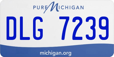 MI license plate DLG7239