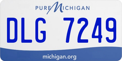 MI license plate DLG7249