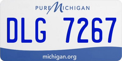 MI license plate DLG7267