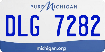 MI license plate DLG7282