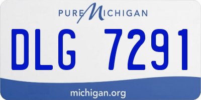 MI license plate DLG7291