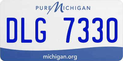 MI license plate DLG7330