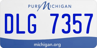 MI license plate DLG7357