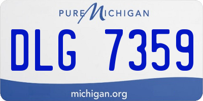 MI license plate DLG7359
